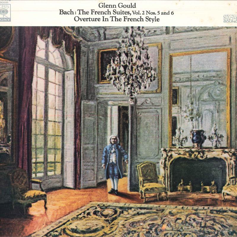 

LP Record GLENN GOULD - Bach:the French Suites, Vol.2 Nos.5 SOCO85 CBS SONY 1974 Japan Obi Classical Used