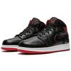 Jordan 1 Retro Mid Black Gym Red 554725-028