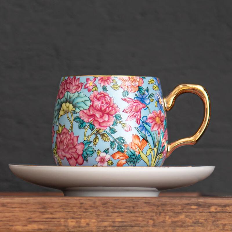 Hongyuetang Forbidden City Enamel Ceramic Coffee Tea Cup
