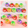 Creative Tomato Cartoon Design Mini Inertia Children Toy Car Entertainment For