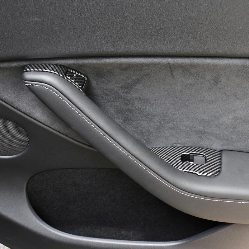 Tesla Model 3/Y Window Lift Switch Frame & Door Button Cover Accessories