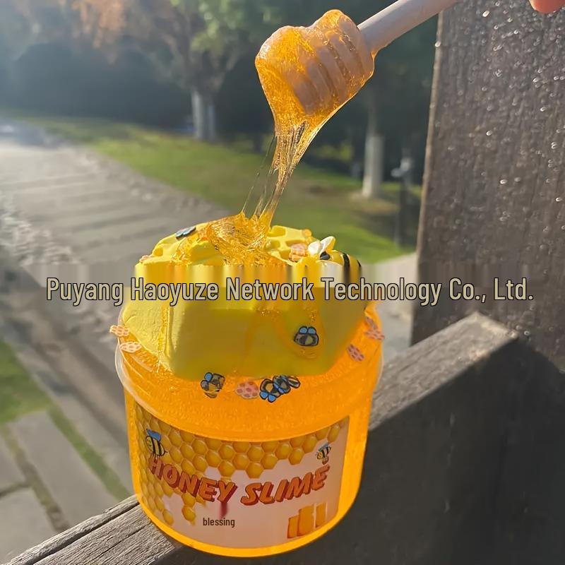 Honey Slime Crystal Clay Set: DIY Decompression Toy for Kids