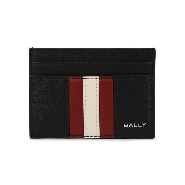 Bally Leather Card Wallet Mlb02s Ec001 I946p