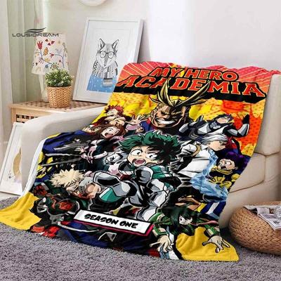 Mantas con diseño de película My Hero Academia para camas, manta de franela para viajes en casa, para adultos, para sofá, cama, sala de estar, sofá, niño, mantiene el calor