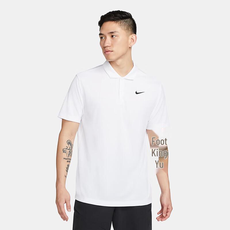 NIKE Men's Retro Breathable Embroidered Polo T-Shirt DH0858