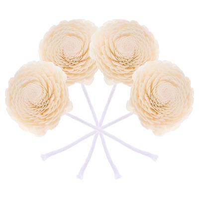 4 pezzi Cotone Decorazione Floreale Multiuso Diffusore Fiori Secchi Fiore Diffusore Olio Essenziale fiore fai da te