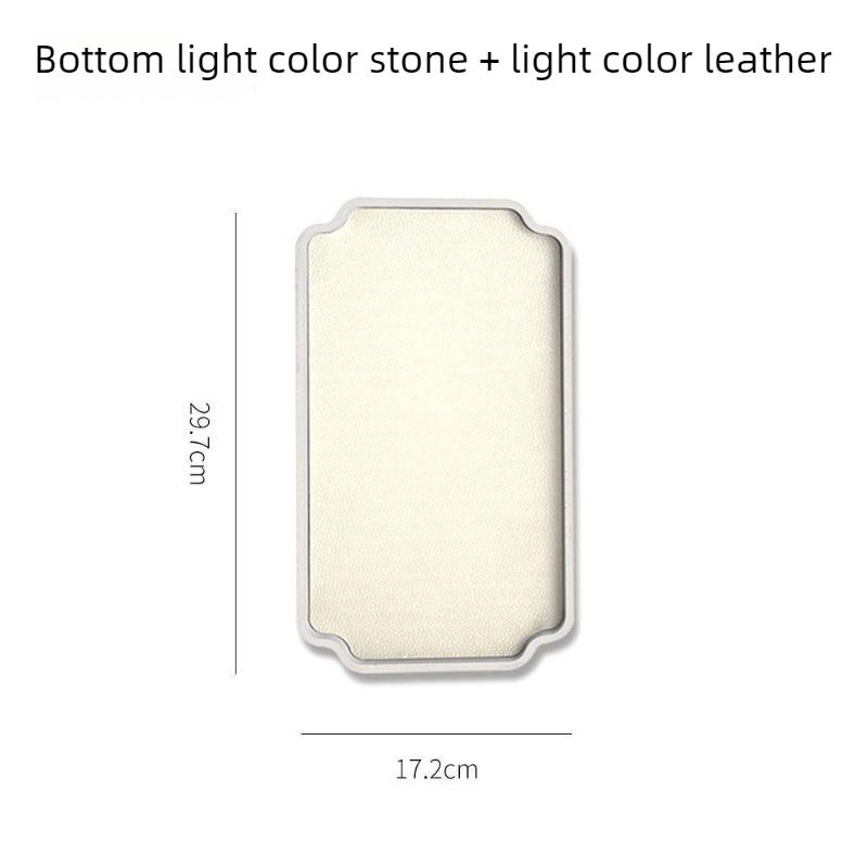 Stone Tray Luxury Rectangular Cement Storage Trays Removable Perfume Tray Multifunction Organizers Trays Modern Decoration
