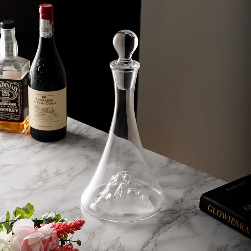 Crystal Glass Waist Wine Decanter