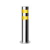 Lurong Stainless Steel Flange Fixed Safety Bollard