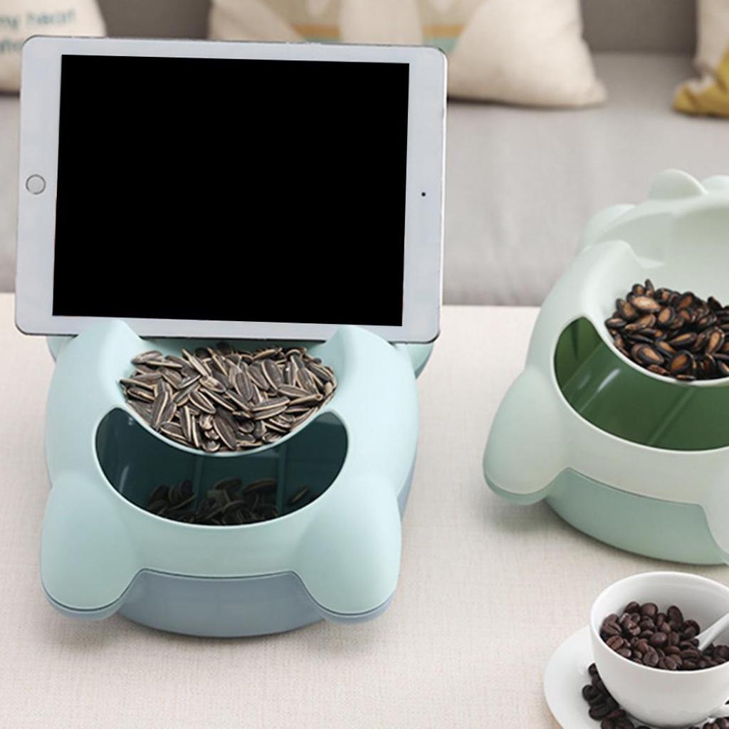 House Office Double Layer Melon Seed Plate Sitting Room Plastic Dry Fruit Bowl House Office Double Layer Melon Seed Plate Sitting Room Plastic Dry Fruit Bowl