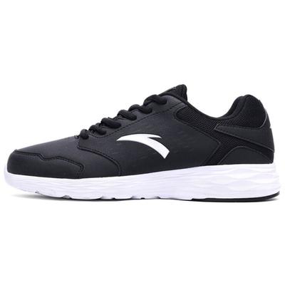 Zapatos Casuales Deportivos de Cuero Sintético Antideslizantes Resistentes al Desgaste Impermeables Ligeros de Caña Baja para Hombre Zapatillas Negro Blanco 11645591-4