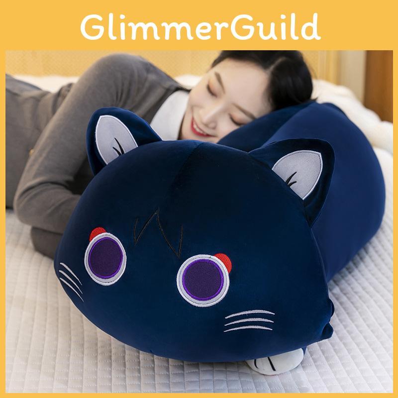 Kazuha Cat Kaedehara Plush Toy Long Pillow Stuffed Animal Doll Decoration Gift