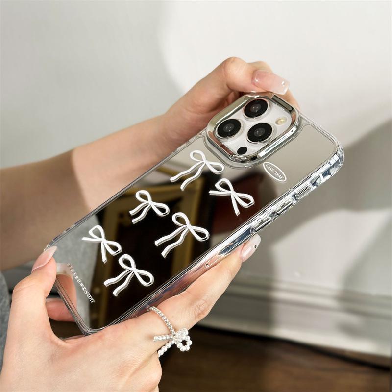 Zhitai Kreatywne Etui Lustrzane dla iPhone 12/13/14/15Pro/16ProMax XS