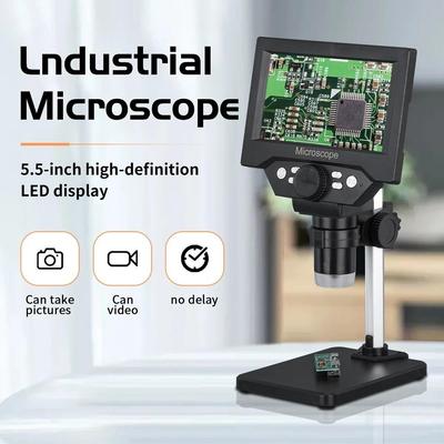 5,5-calowa Lupa Elektronowa Mikroskop do Biżuterii Mikroskop Elektronowy Cyfrowy Mikroskop do Konserwacji Przemysłowej