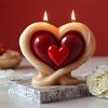 Multipurpose Love Theme Silicone Mould Crafting Decorative Candle for Couples and Event