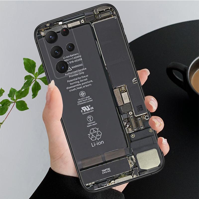 Θήκη τηλεφώνου για Samsung Galaxy A73 A53 A13 A22 A12 A32 A71 A21S A33 A52 A72 A41 A50 A70 A31 M31 Μπαταρία μητρική πλακέτα κυκλώματος