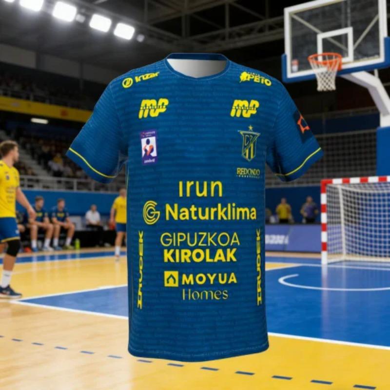 IRUDEK Bidasoa Irun 2026 Asobal Spain Handball Jersey 3D Printed T-shirt Home Away Adult KIDs Unisex Euro Top Family Kids Tees