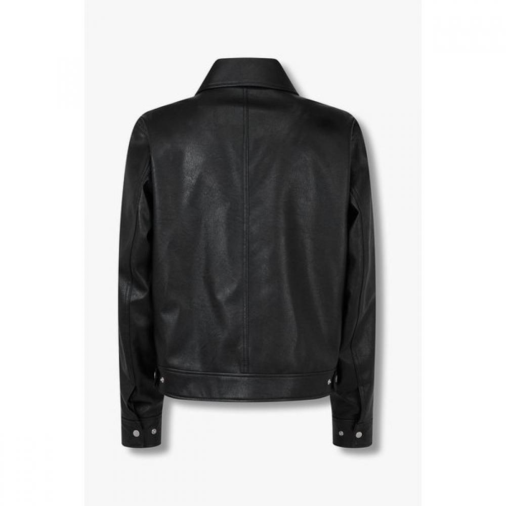 STUDIO TOMBOY Men Synthetic Leather Zip Up Jumper 91m6361831