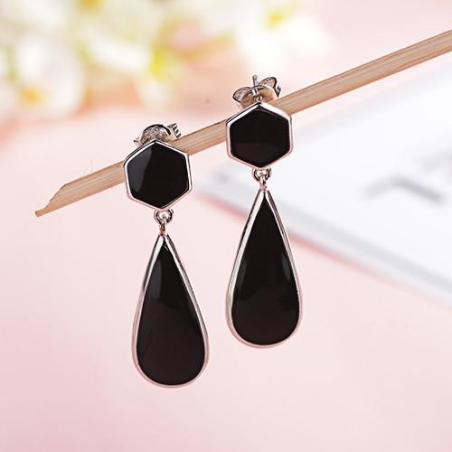 925 Sterling Silver Earrings for Women Original Charm Double Hoop Earrings Pave CZ Fine Engagement Anniversary Jewelry E557