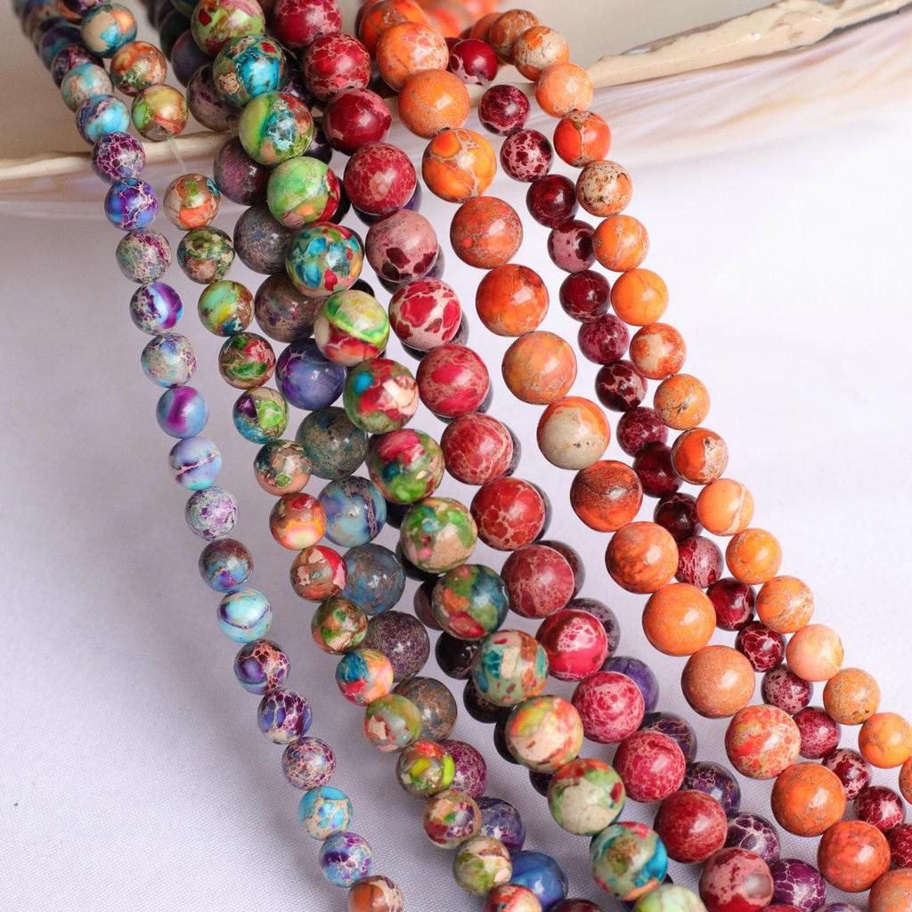 Emperor Pine Natural Stone Beads for DIY Jewelry Accessories