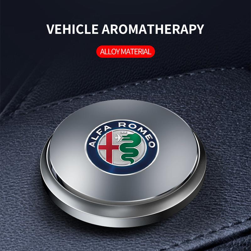 Car Aluminum alloy Air Freshener Car Perfume UFO Shape Scent Decor For Alfa Romeo 308 1ET