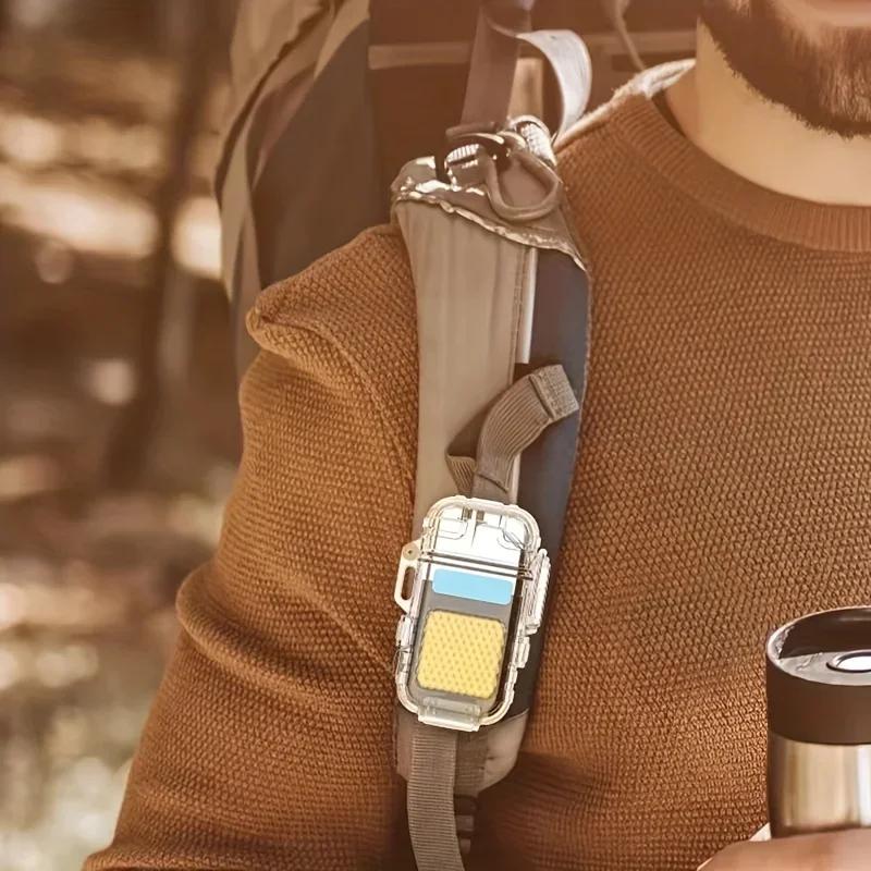Portable USB Lighting, Rechargeable, Waterproof, Windproof, Outdoor Camping, Barbecue, Survival Tools, Gifts and Gifts
