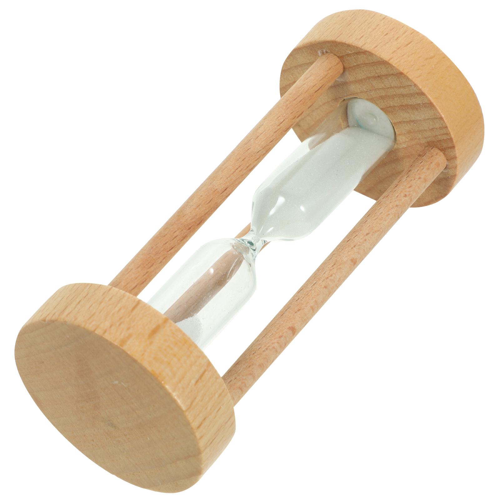 

3 мин белые песочные часы деревянные песочные часы магнитные ручная работа песочные часы таймер яркий цвет белый