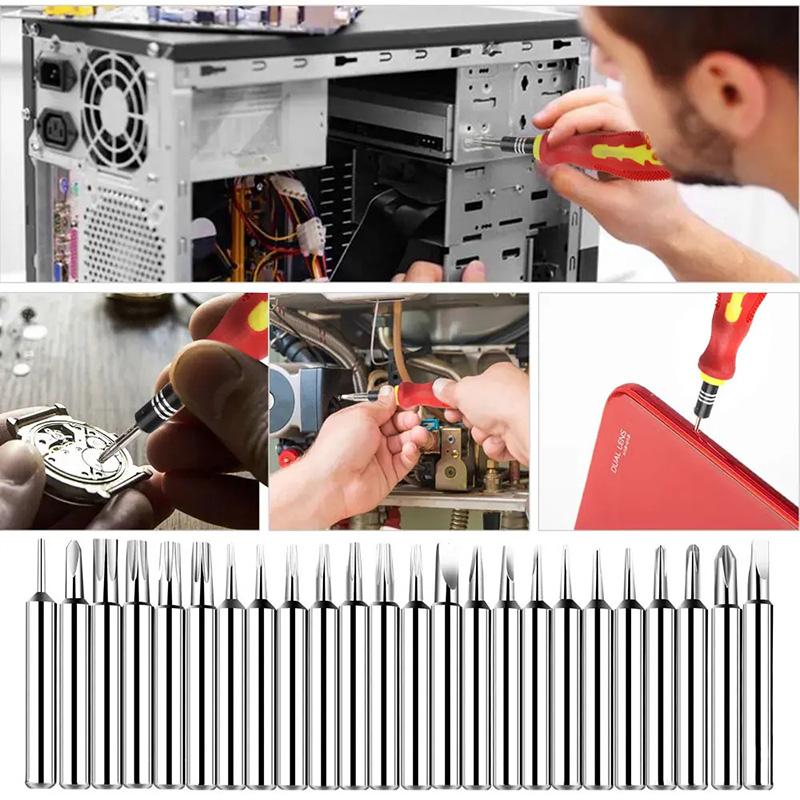 33 In 1 Multifunctional Screwdriver Magnetic Bit Portable Tool Box Detachable Set Computer PC Mobile Phone Household Tools