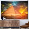 Sacred Pyramid Tapestry Egypt Travel Star Art Tapestry Wall Hanging Living Room Tapestry Family Dormitory Home Decoration