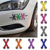 3D Realistic Shoelace Car Sticker Waterproof Sunproof Decals with Strong Adhesive for Scratch Cover for Cars Motorcycles