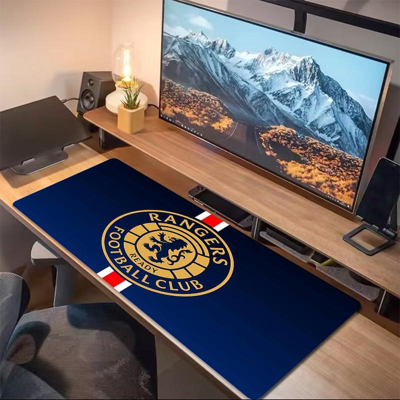 Rangers FC Print  Cushion Non-slip Laptop Tablet Big Mousepad XXL Mat Mini PC Playmat With Lock Edge