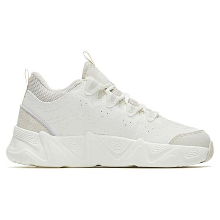 New Anta Backwave 2.0 Cushioning Anti-Slip And Wear-Resistant Mid-Top Sports Casual Shoes Women's Muddy Sandy Gray 122248989-1