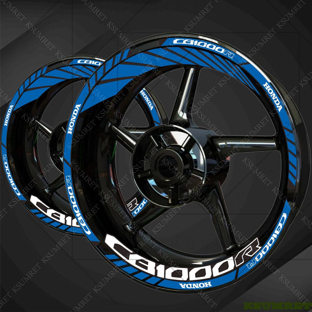 Vinyl For HONDA NC750X Wheel Motorcycle Stickers Logo Rim Decal Set