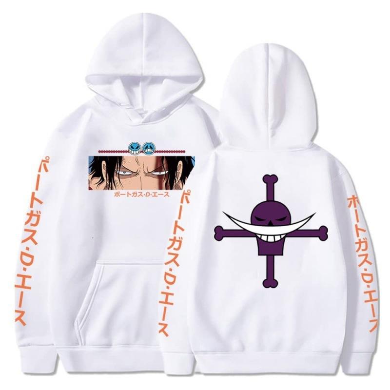 Ace, Anime Peripheral Print Sweater Spring And Autumn Men'S And Women'S Casual Long-Sleeved Hoodie Anime