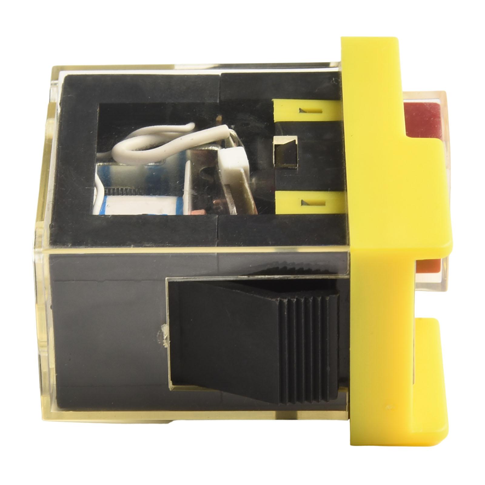 

As Shown In The Picture KJD6 Switch Power Failure Protection Rated Current 6A Rated Voltage 250V 50*40mm Size Green Start Button CHINA