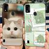 For ZTE Blade A51 A71 Case New Fashion Painted Back Cover Shockproof Phone Case For ZTE Blade A71 A7030 BladeA51 Soft TPU Fundas