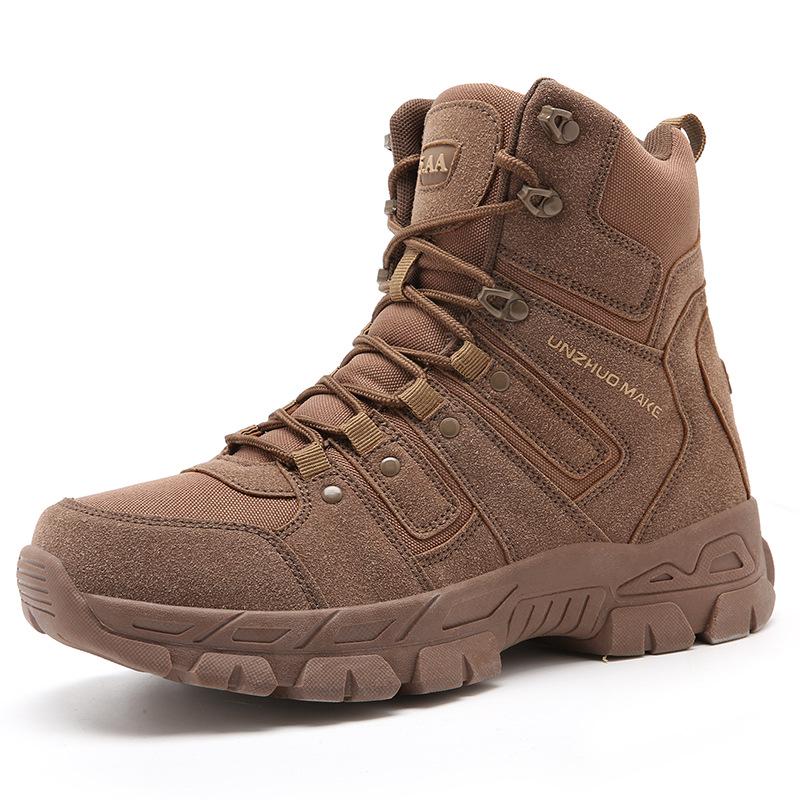 New Large Size Mid-High Top Desert Hiking & Camping Boots