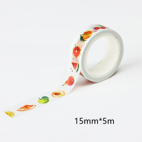 Beautiful Wash Tape Flower Plant Japanese Masking Adhesive Tape Decors Scrap Booking Sticker Label