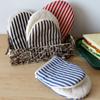 1Pc Cotton Anti-Scalding Oven Gloves Mitts Potholder Kitchen Duckbill Shape Cotton Gloves Tray Dish Bowl Holder Oven Hand Clip