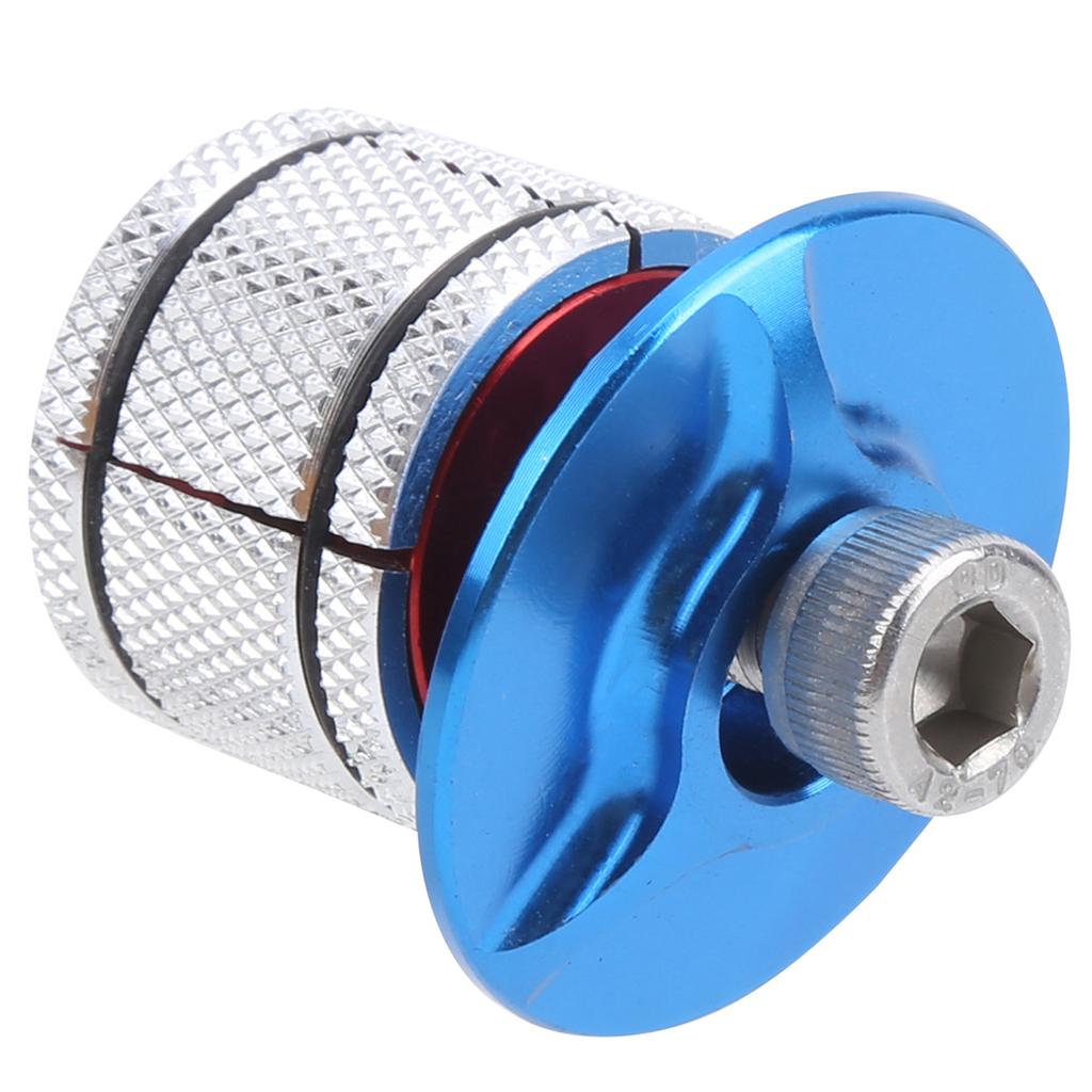 Bicycle Front Fork Standpipe Headset Expansion Screw Expanded Core Triangular Coverblue