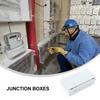 ABS Outdoor Junction Box Waterproof Electrical Project Plastic Box Impact Resistant Weatherproof Waterproof Boxes for Outdoors