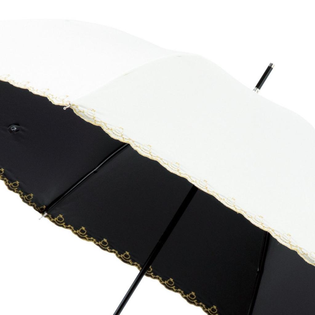 Moonbat Long Sun and Rain Light Heat UV Apple Scallop [Esta] Women's Parasol, Protection, Blocking, Blocking, Protection, Design, 31-230-30263-06,