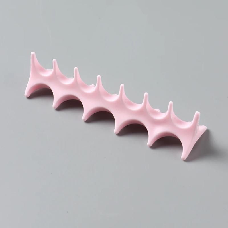 

Soft Silicone Nail Pen Holder Brush Rack Shelf UV Gel Brush Display Stand Makeup Painting Pen Rest Organizer Stander Manicure розовый