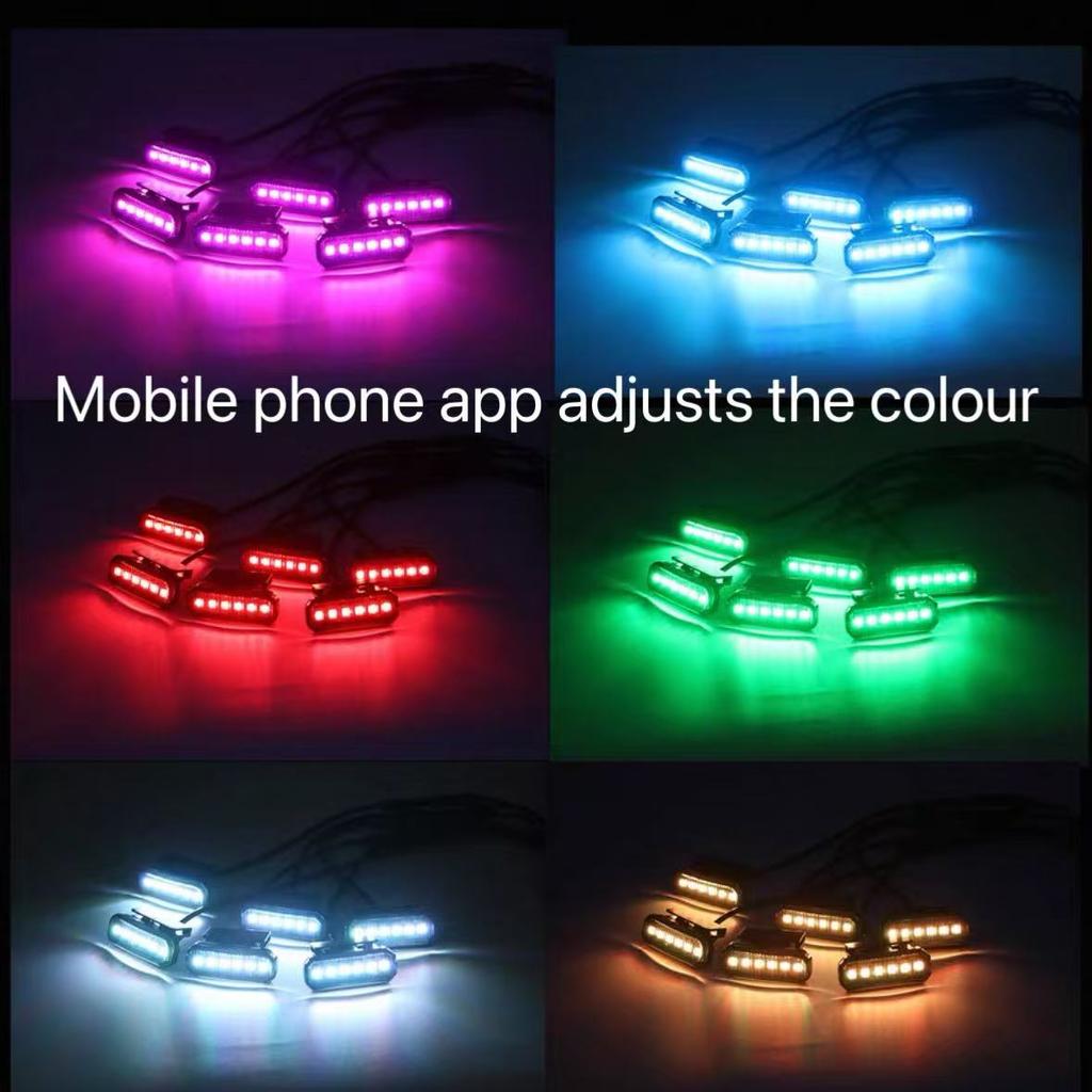 For Chery Jetour Traveller T2 LED Front Grille Light Car Daytime Running Light Wheel Eyebrow Lamp For Pickup Accessories