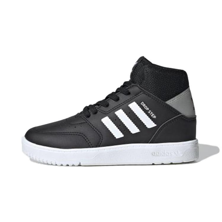 

Adidas Originals Drop Step 360 C High top Kids Skateboarding Shoes Black White Children Aged 3 7 Years Old FV7548 32
