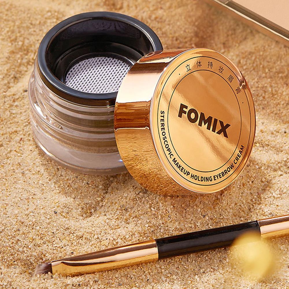 FOMIX 3 Color Eyebrow Gel Long-lasting Setting Waterproof And Sweat-proof Not Easy To Smudge Eyebrow Gel Eyebrow Powder