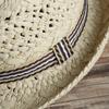 Summer travel men's straw hats, hand-woven outdoor visors, beach hats, breathable parent-child hats manufacturers