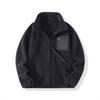 2024 Außenhandel Herbst und Winter Greifen Körniger Fleece Stehkragen Trendiges Oberteil Jacke Herren Cardigan Verdickte Herren Fleecejacke