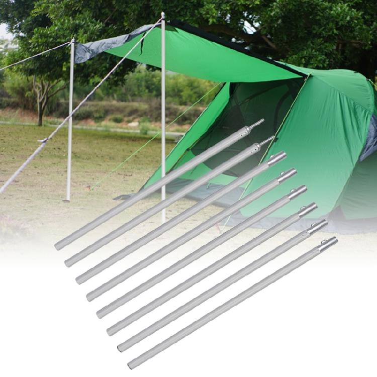 1Set Extendable Tarps Support Whole Weather Camping Poles Segments Tent for Outdoor Shelters