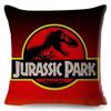 Style Jurassic Park Logo Cushion Cover for Sofa Home Children Room Decor Dinosaur Print Pillowcase Polyester Pillow Case,(4)